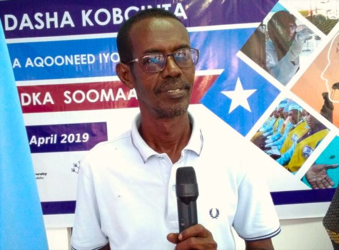 Prominent Radio Kulmiye journalist, Abdullahi Kulmiye Addow has been detained after armed NISA officers raided his home in Mogadishu on Saturday 17 October, 2020. | PHOTO/SJS/COURTESY.