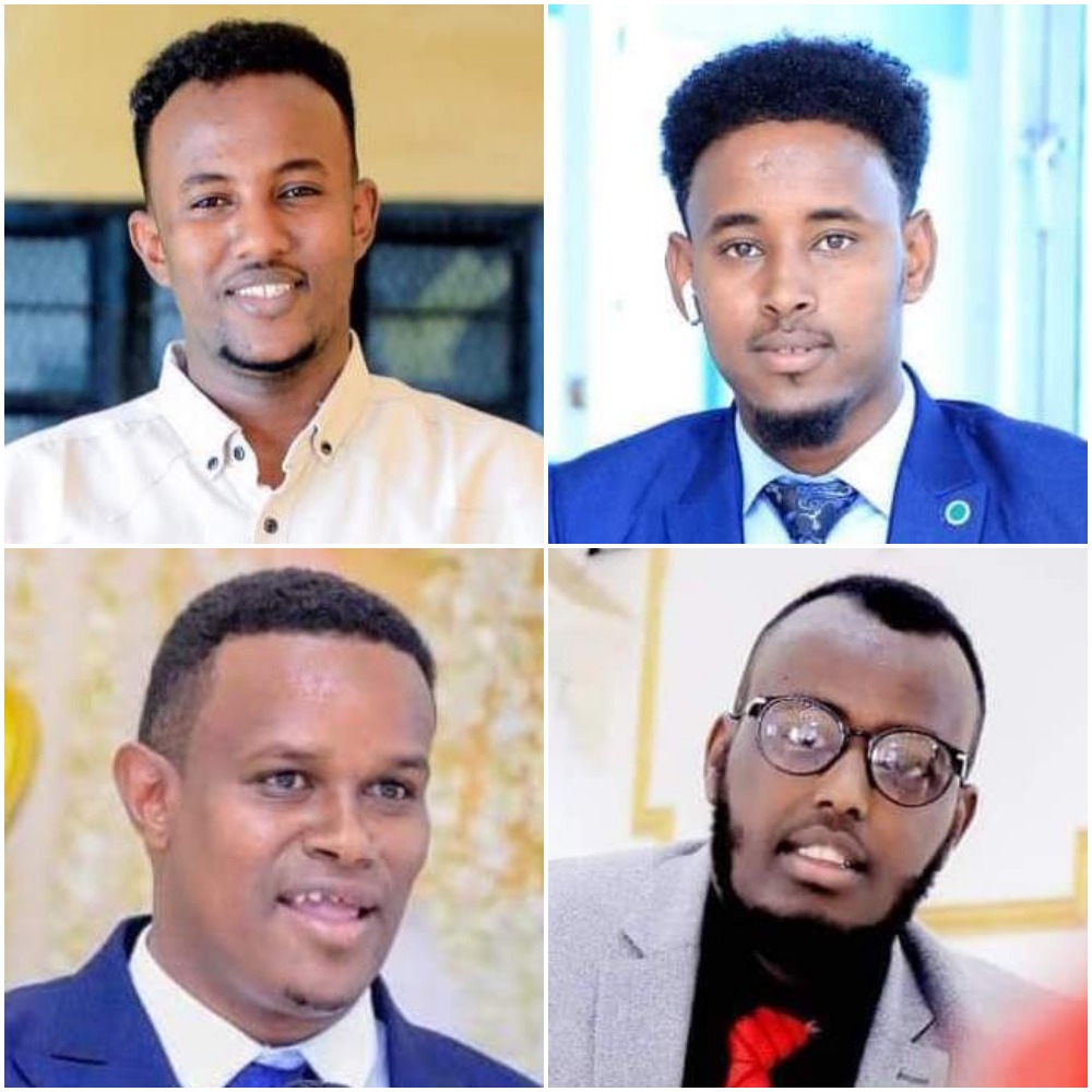 Suxufiyiinta kala ah: Xuseen Caateeye Gaafane oo ka howlgala Universal TV; Cabdillaahi Daahir Waceys oo ka howlgala SAAB TV; Axmed Diiriye Ciiltire oo ka hawlgala SBC TV iyo Shuceyb Maxamed Kaahin oo ka howlgala Bulsho TV oo lagu xiray Boorame 16kii Jannaayo 2021.