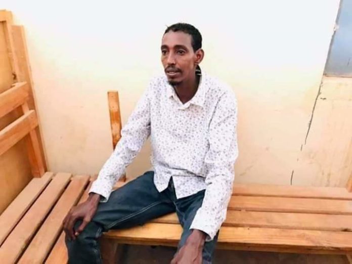 Former Radio Daljir director, Ahmed Sheikh Mohamed Tall Man in court in Garowe on 21 October, 2019. | Photo /Courtesy/Private.