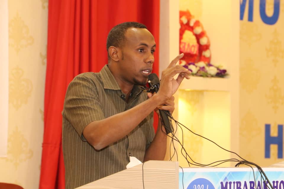 Mohamed Abduwahab Abdullahi, the Secretary General of Somali Media Association (SOMA)