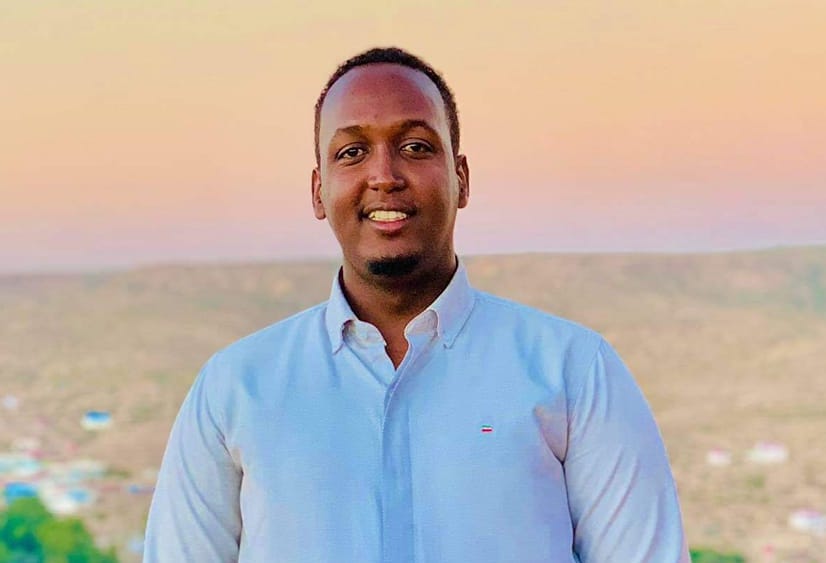 Somali Television Network's news editor, Abdifatah Abdullahi Farah (known as Jiib) was arrested in Garowe on 25 February 2021. (PHOTO/ Courtesy/Jiib).